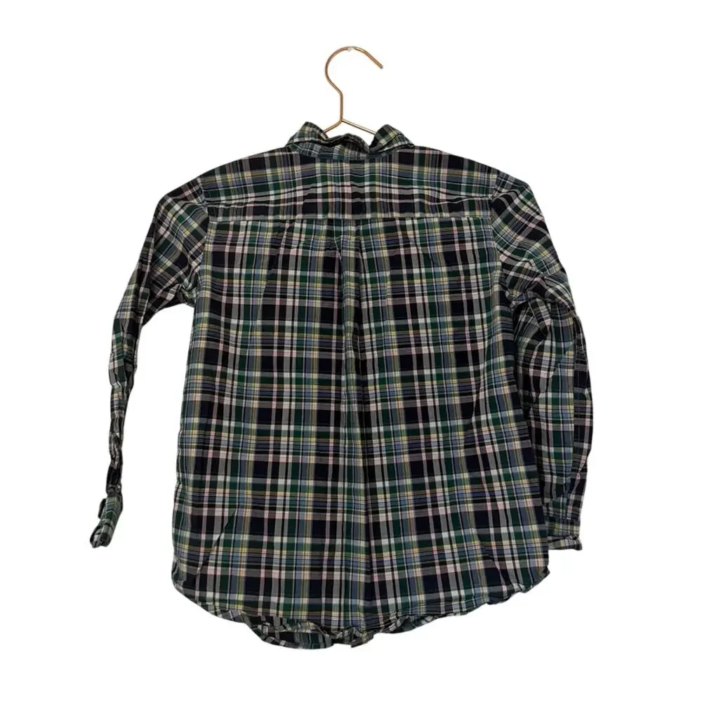 Ralph Lauren Green and Blue Plaid Shirt
